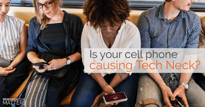 Is Your Phone Causing You to Have Pain from "Tech Neck?" image